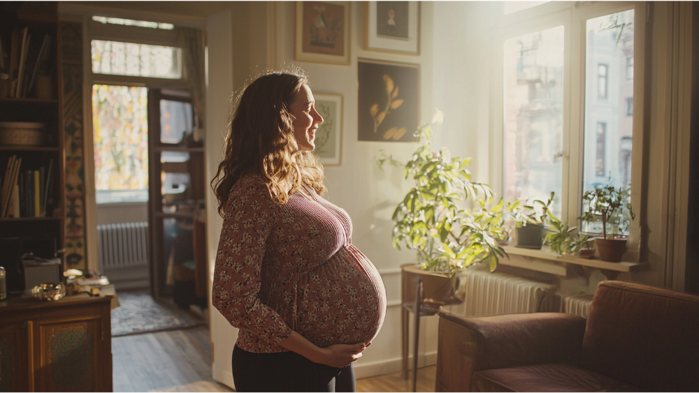 A surrogate in her home