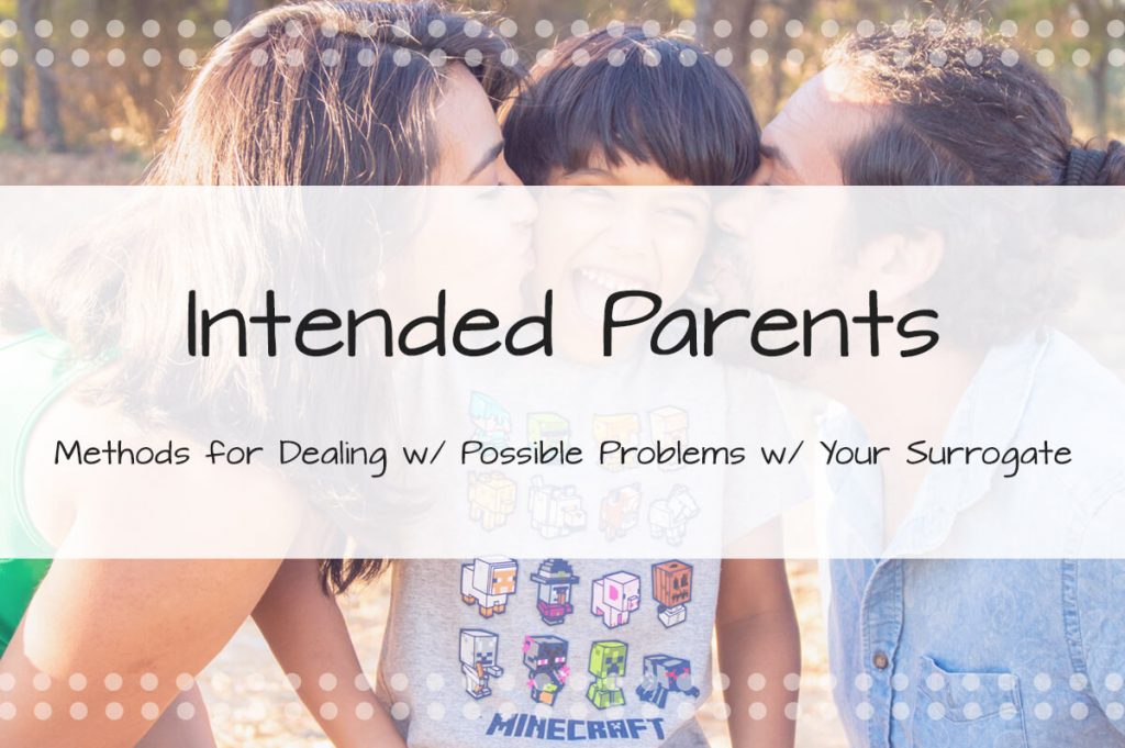 Intended Parents: Methods for Dealing with Possible Problems with Your Surrogate - Made in the USA Surrogacy Roseville, CA