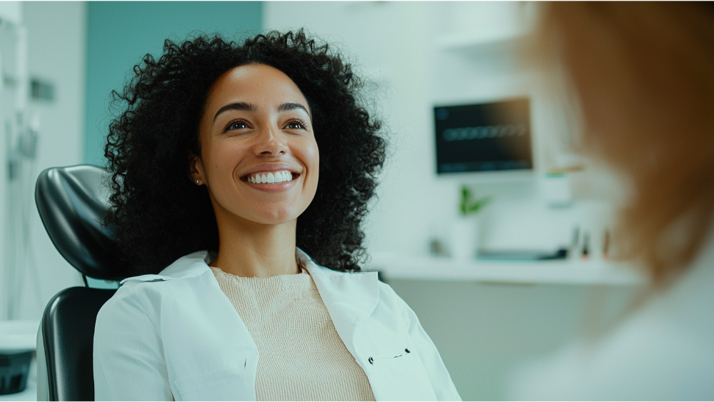 A woman about to go under the egg retrieval process