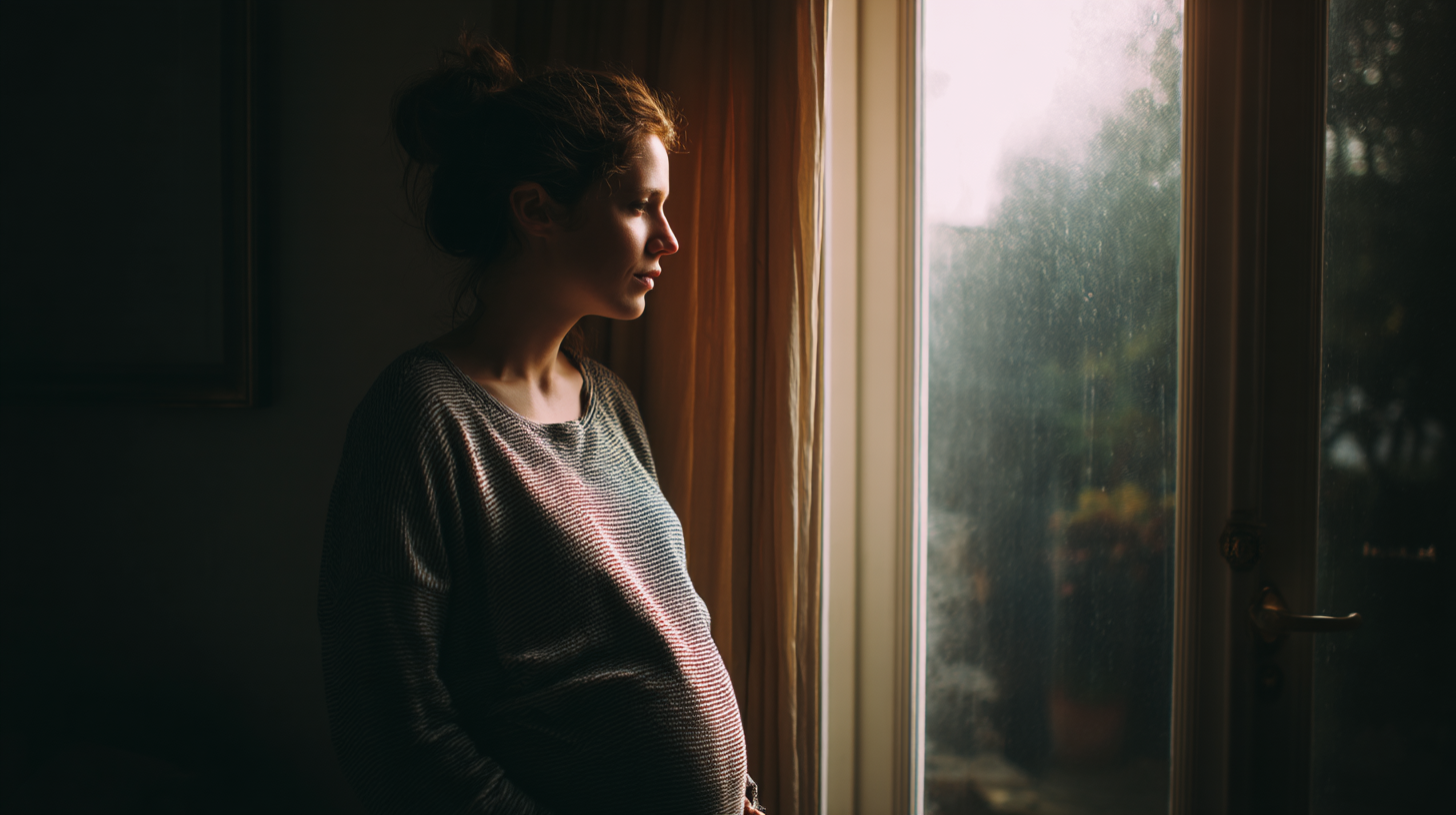 contentcreationteamkova pregnant woman standing indoors in casu 2ebd206e efb1 444b 95dc 4e0276ef3267